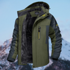 Ruben | Waterproof Zip-Up Winter Jacket with Hood for Men