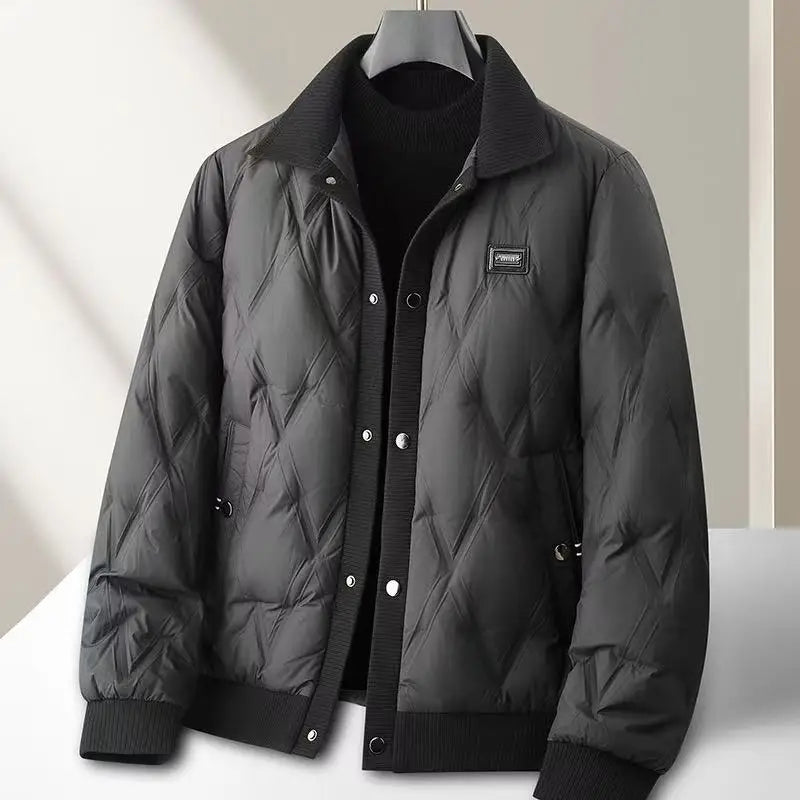 Arthur | Diamond Quilted Puffer Jacket for Men