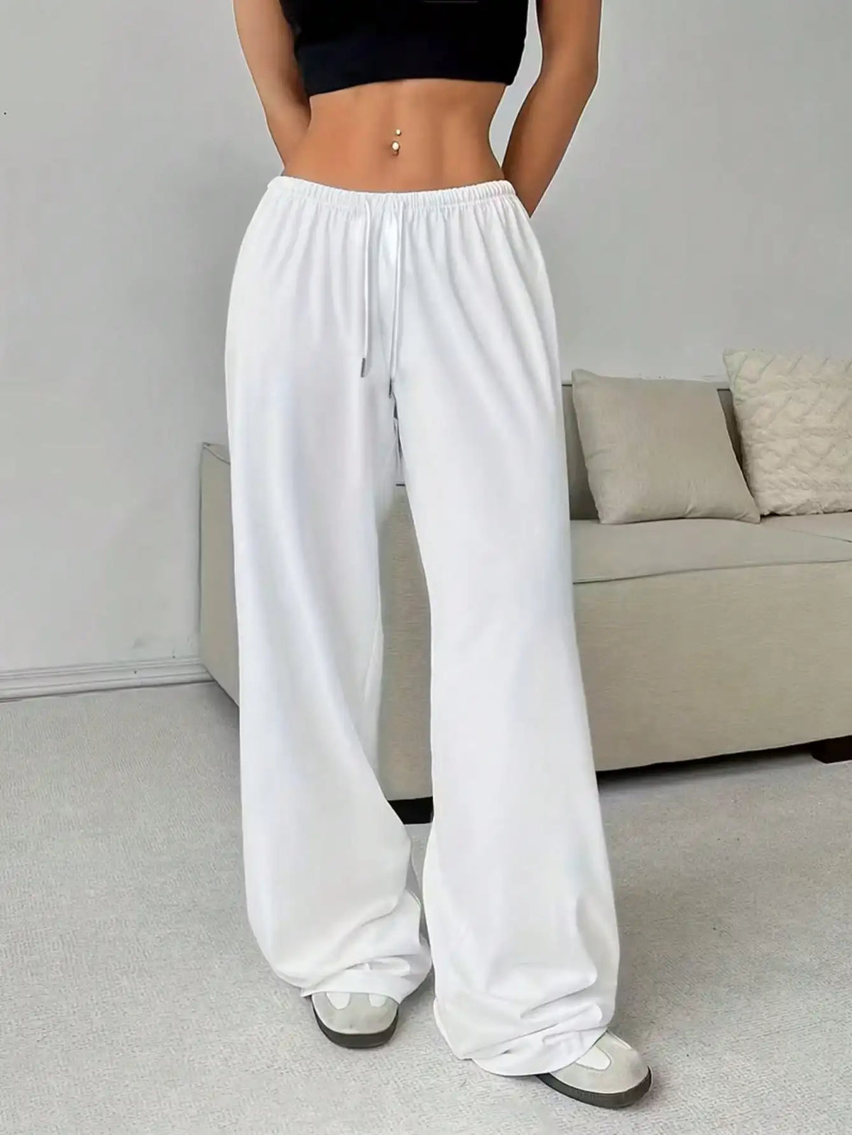 Cassia | Baggy Sweatpants with Drawstring Waist for Women