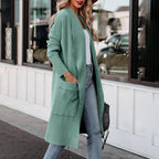Antonia Longline Open-Front Cardigan for Women