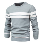 Viktor | Herringbone Crew Neck Sweater for Men