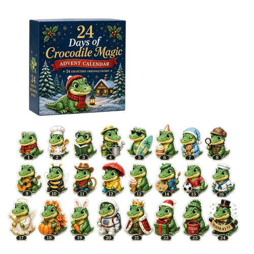 ACRYLIC KEYRING ADVENT CALENDAR – 24 HANGING CHARMS & ORNAMENTS