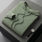 Sterling | Ribbed Crewneck Pullover Hoodie for Men
