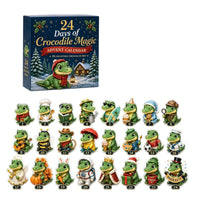 ACRYLIC KEYRING ADVENT CALENDAR – 24 HANGING CHARMS & ORNAMENTS, CHRISTMAS GIFT