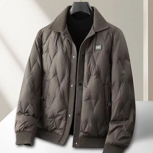 Arthur | Diamond Quilted Puffer Jacket for Men