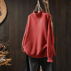 Nadette | Ribbed Crew Neck Longline Sweater for Women