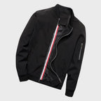 Sander | Ribbed Trim Bomber Jacket for Men
