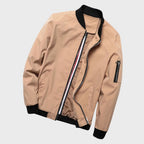 Sander | Ribbed Trim Bomber Jacket for Men