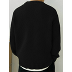 Henrik | Ribbed Crew Neck Sweatshirt for Men