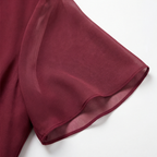 Aline Twist-Waist Ruffle Midi Dress for Women