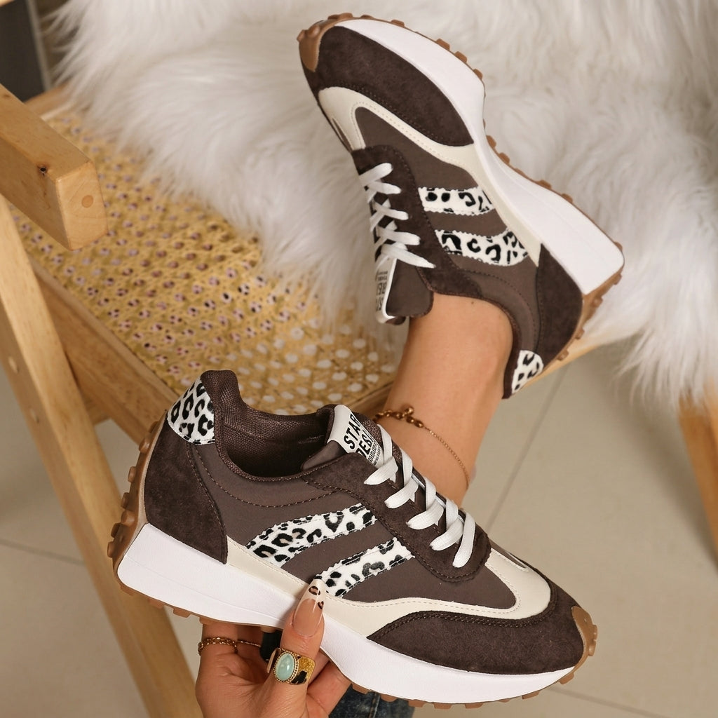 Sylvie | Chunky Sole Lace-Up Sneakers for Women