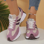 Sylvie | Chunky Sole Lace-Up Sneakers for Women