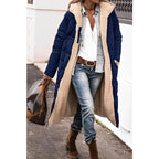 Clara | Hooded Longline Coat with Belted Waist for Women