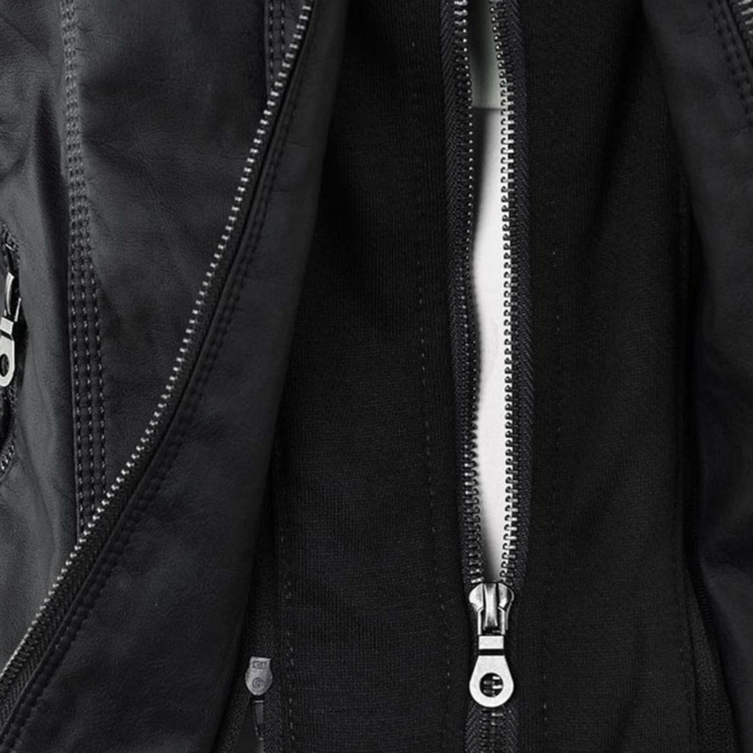 Birgit | Hooded Zip-Up Jacket with Ribbed Trim for Women