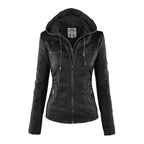 Birgit | Hooded Zip-Up Jacket with Ribbed Trim for Women