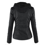 Birgit | Hooded Zip-Up Jacket with Ribbed Trim for Women
