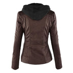 Birgit | Hooded Zip-Up Jacket with Ribbed Trim for Women