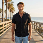 Weston | Men's Camp Collar Shirt – Weekend Beach Style