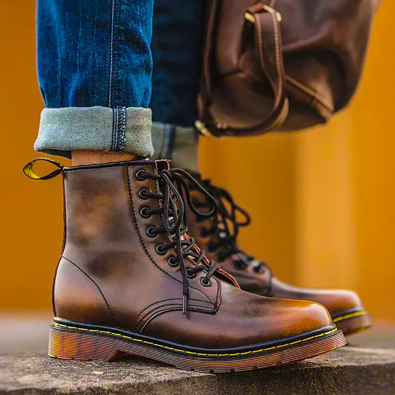 Ansgar | Ombré Lace-Up Chelsea Boots for Men