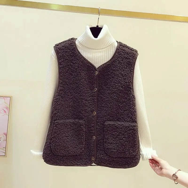 Kastanja | Ribbed Knit Cardigan with Button Closure for Women