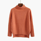Arwen | Women's Ribbed Sweater High Neck Winter Layering