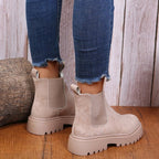 Annelies | Cleated Platform Chelsea Ankle Boots for Women