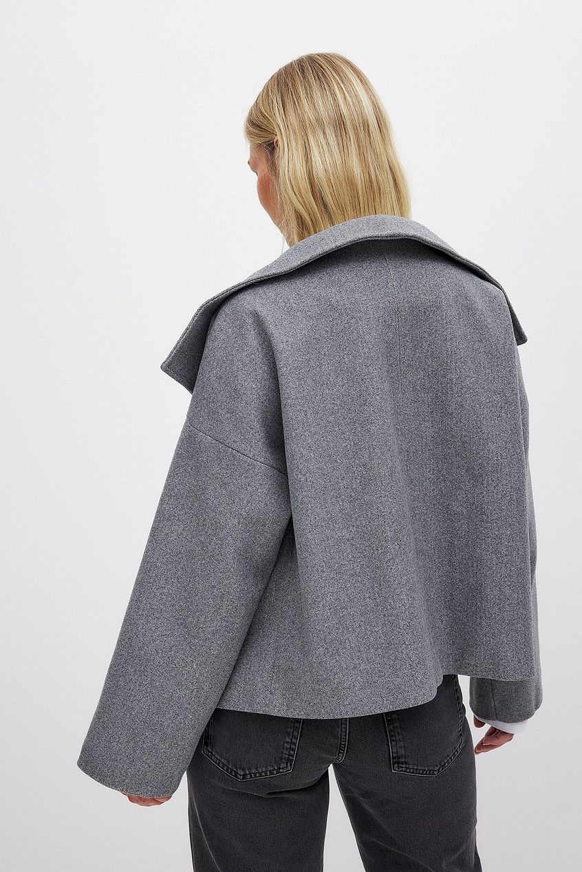 Ottilia | Double-Breasted Notch Lapel Pea Coat for Women