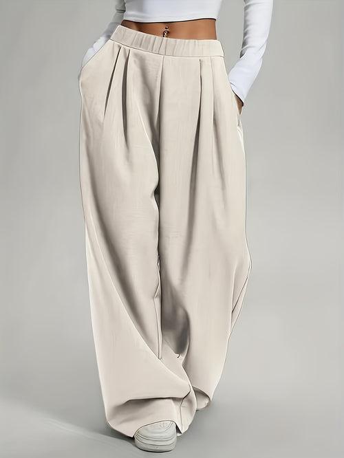 Candice | Pleated Wide Leg Baggy Sweatpants for Women