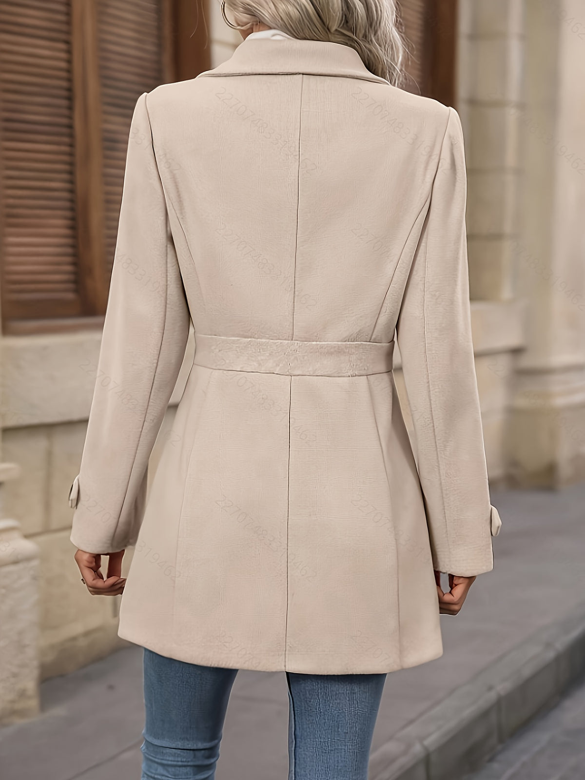 Madelief | Belted Notch-Lapel Tailored Coat for Women