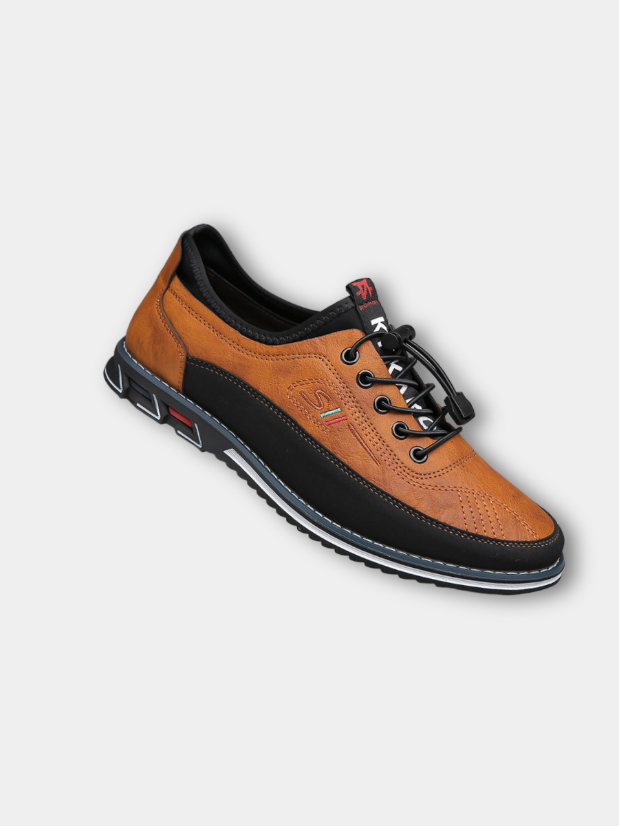 Konrad | Round-Toe Lace-Up Leather Shoes for Men