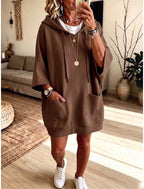 Femke | Snowcoming Dresses Oversized Hooded Pocket Dress