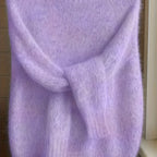 Rieke | Ribbed Knit Sweater with Tie Detail for Women