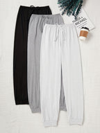 Birthe | Ribbed Drawstring Jogger Sweatpants Set for Women