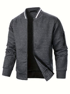 Cillian | Quilted Ribbed Bomber Jacket for Men