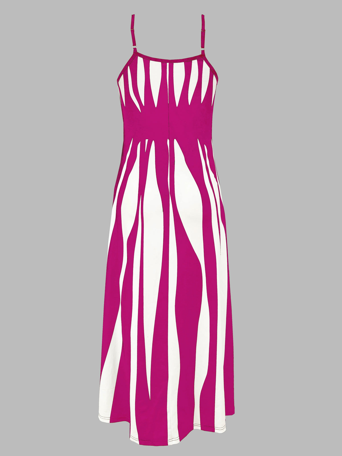 Merle | Striped V-Neck Maxi Dress with Thin Straps for Women