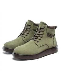 Boris | Lace-Up Nubuck Work Boots for Men