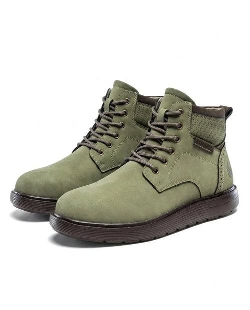 Boris | Lace-Up Nubuck Work Boots for Men