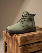 Boris | Lace-Up Nubuck Work Boots for Men