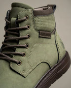 Boris | Lace-Up Nubuck Work Boots for Men
