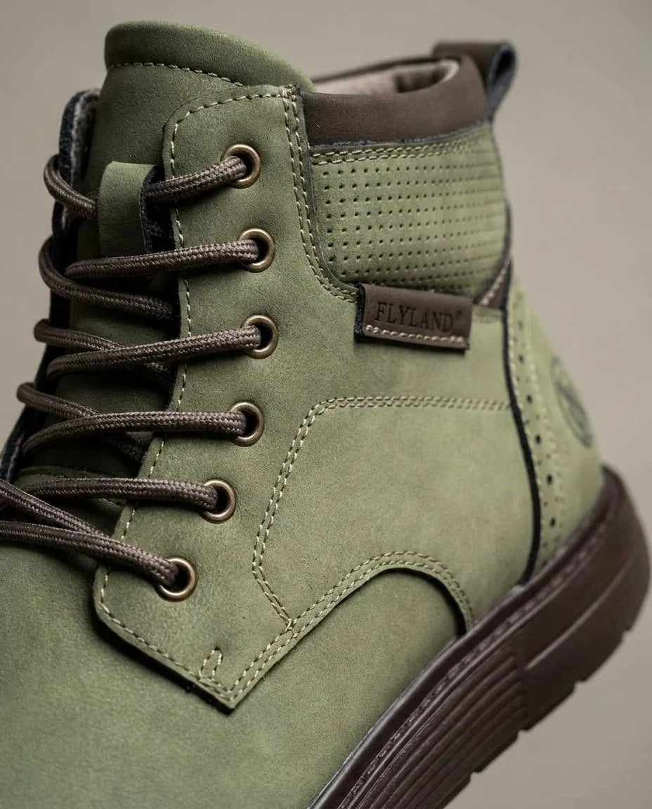 Boris | Lace-Up Nubuck Work Boots for Men
