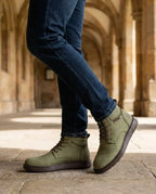 Boris | Lace-Up Nubuck Work Boots for Men