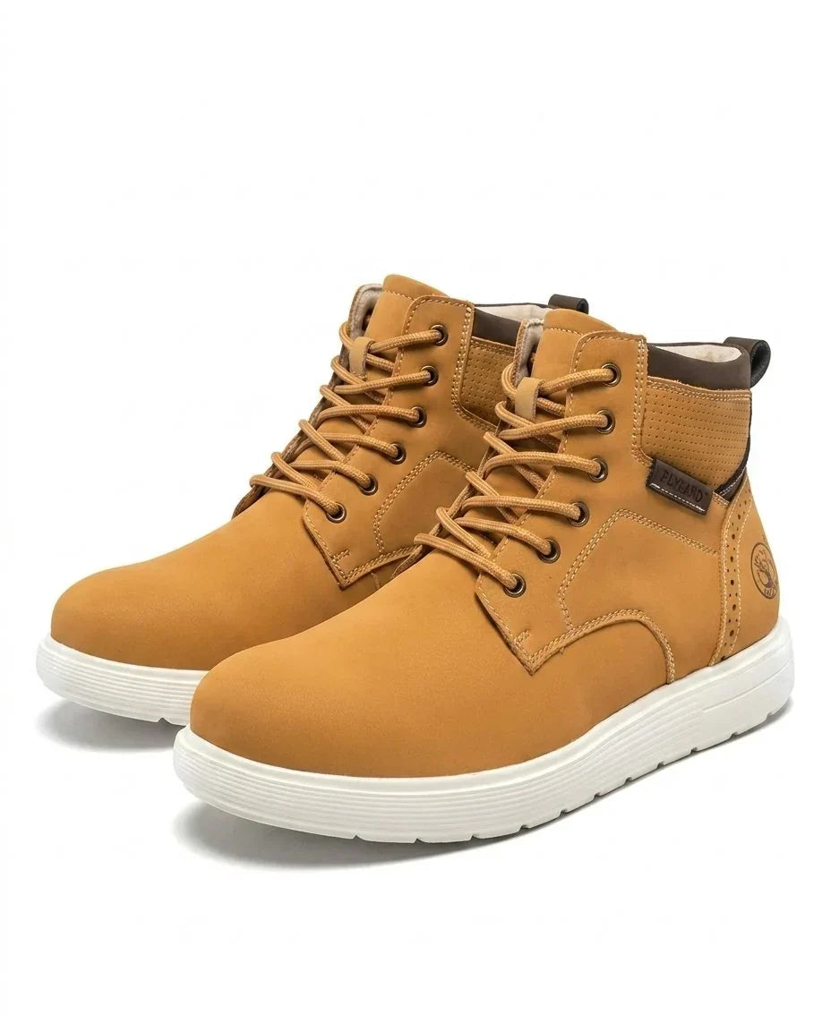 Boris | Lace-Up Nubuck Work Boots for Men