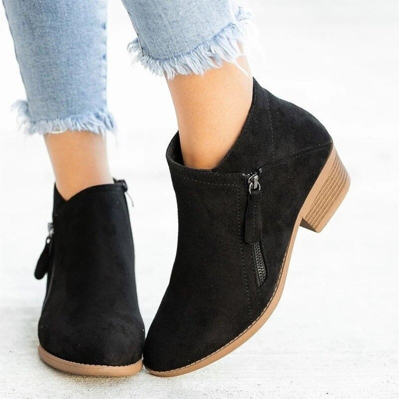 Esmee | Wedge Ankle Boots with Cushioned Support for Women