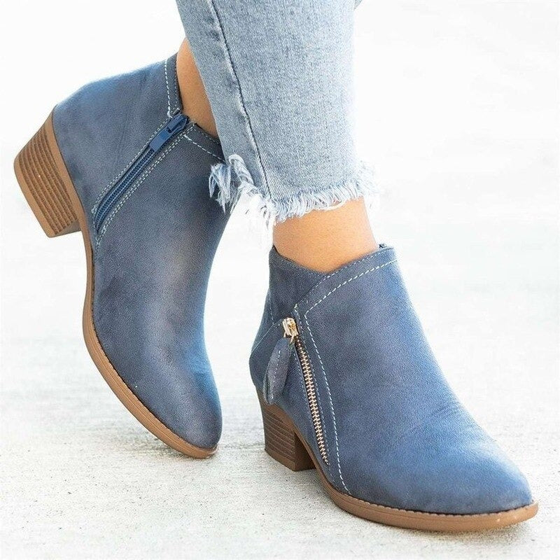 Esmee | Wedge Ankle Boots with Cushioned Support for Women