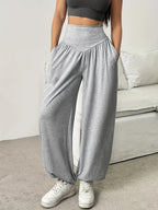 Bronwen | High-Waist Wide-Leg Baggy Sweatpants for Women
