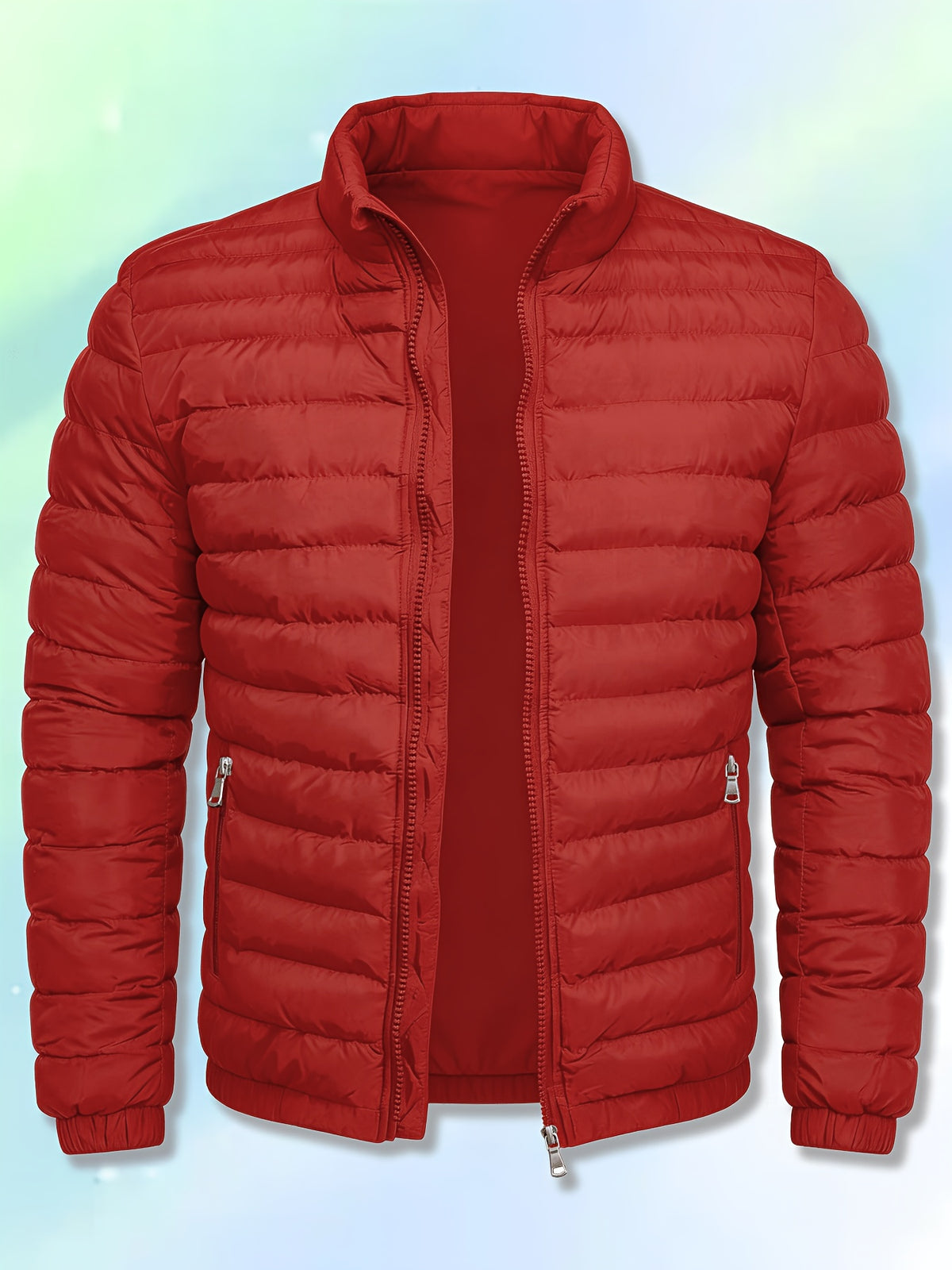 Claus | Quilted Bomber Jacket with Stand Collar for Men