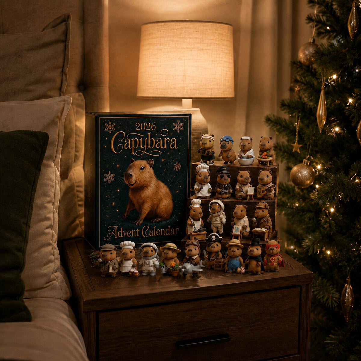 CAPYBARA ADVENT CALENDAR – 24 FESTIVE DOORS TO OPEN