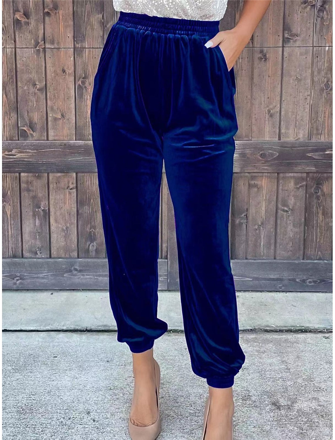 Eloise | High-Waist Ribbed Jogger Sweatpants for Women