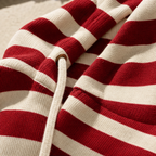 Althea | Striped Hooded Maxi Dress with Pockets for Women