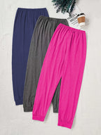 Birthe | Ribbed Drawstring Jogger Sweatpants Set for Women